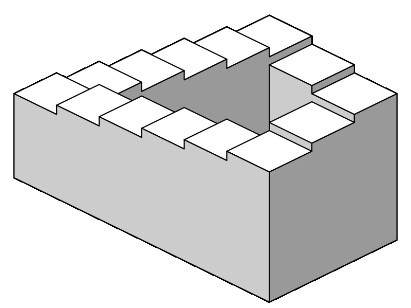 Objet impossible - Escalier de Penrose