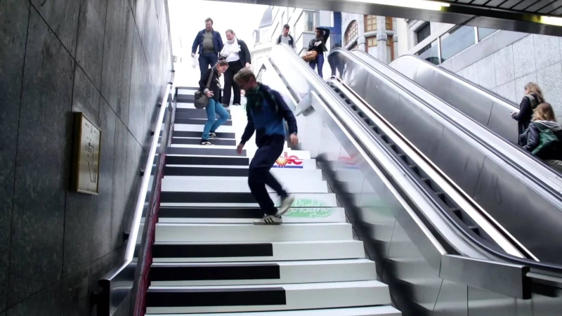 Escalier piano