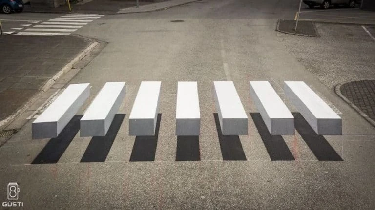Passage piéton 3D